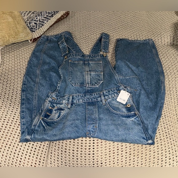 We The Free Good Luck Barrel Overalls - Picture 3 of 5